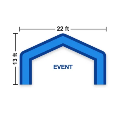 Inflatable Apex Arch 22 x 13 ft