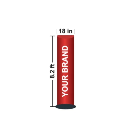 Inflatable Air Pillar 18 in x 8.2 ft