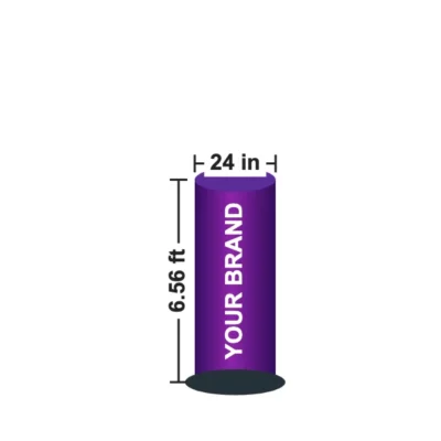 Inflatable Air Pillar 24 in x 6.56 ft