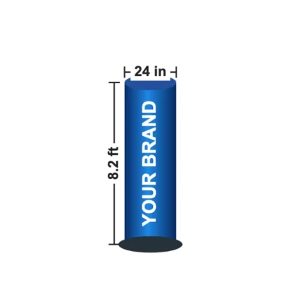 Inflatable Air Pillar 24 in x 8.2 ft