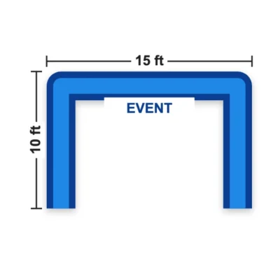 Inflatable Square Arch 15 x 10 ft