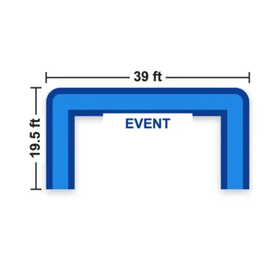 Inflatable Square Arch 39 x 19.5 ft