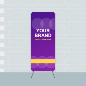 Korean Style X Banner Stand