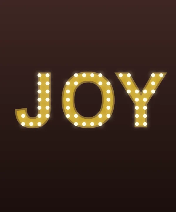 Marquee letters with bulbs