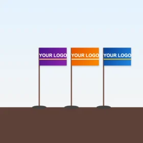 Polyester Mini Desk Flag