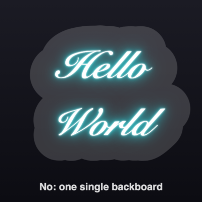 Custom neon sign - no