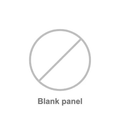 Blank panel