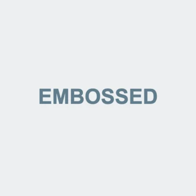 EMBOSSED