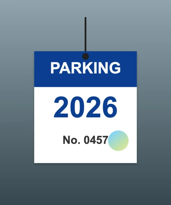 Custom Parking Pass 2.75 x 3 in