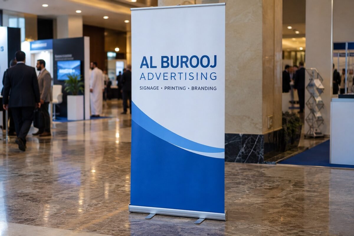 retractable banner stands 1 retractable roll up banner stand, dubai
