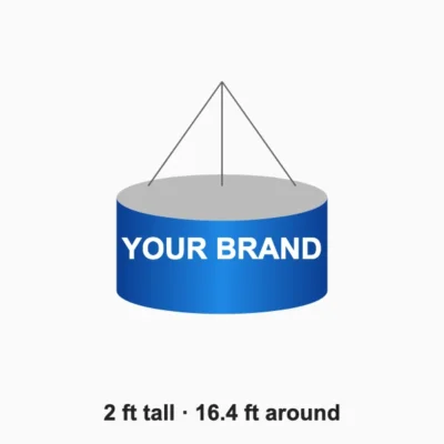 Hanging banner 2 x 16.4 ft