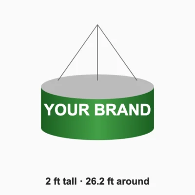 Hanging banner 2 x 26.2 ft