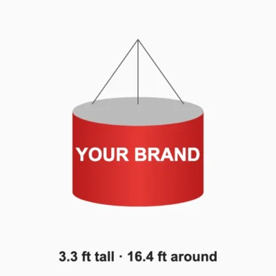 Hanging banner 3.3 x 16.4 ft