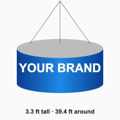 Hanging banner 3.3 x 39.4 ft