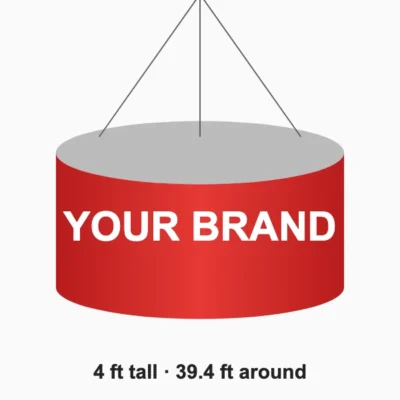 Hanging banner 4 x 39.4 ft