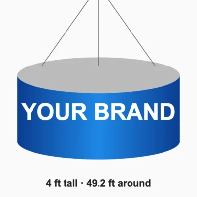 Hanging banner 4 x 49.2 ft