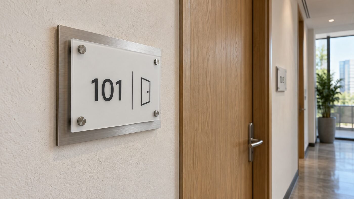 room & door signs 1 office door sign and room name plate, dubai