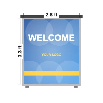 SEG Backlit Counter 2.8 x 3.3 ft