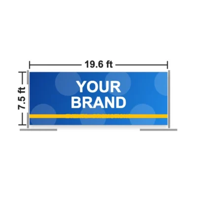 EZ Extend Display 19.6 x 7.5 ft