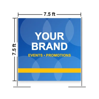 EZ Extend Display 7.5 x 7.5 ft