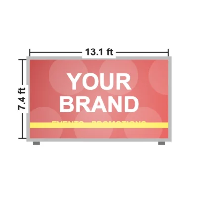 SEG Lit Display 13.1 x 7.4 ft