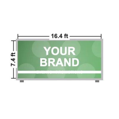 SEG Lit Display 16.4 x 7.4 ft