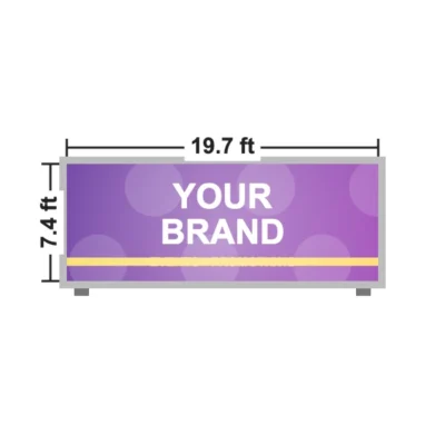 SEG Lit Display 19.7 x 7.4 ft