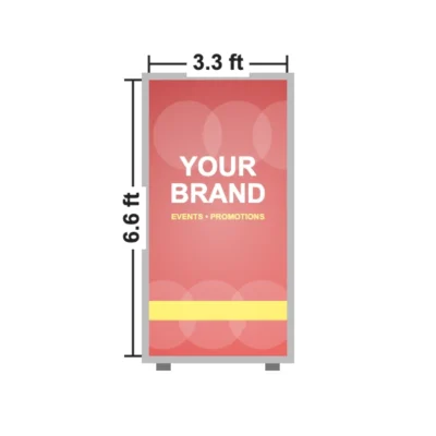 SEG Lit Display 3.3 x 6.6 ft