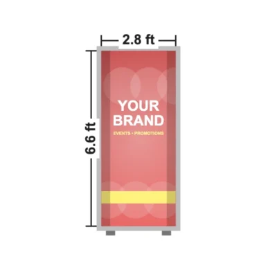 SEG Curved Lit Display 2.8 x 6.6 ft