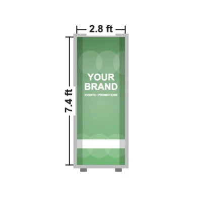 SEG Curved Lit Display 2.8 x 7.4 ft