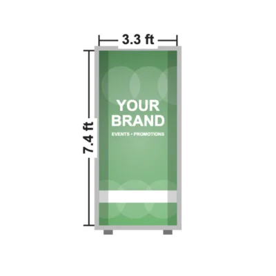 SEG Curved Lit Display 3.3 x 7.4 ft