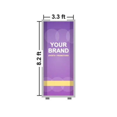 SEG Curved Lit Display 3.3 x 8.2 ft