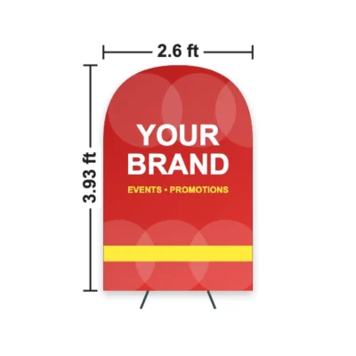 Vertical Pop Up Banner 2.6 x 3.93 ft