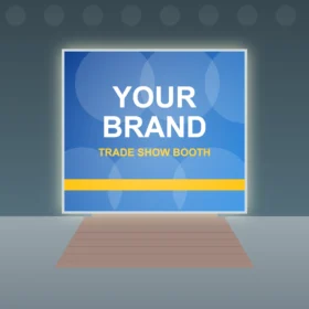 Backlit Trade Show Display 8 x 8 ft