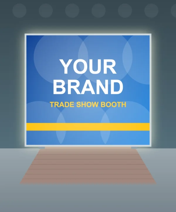 Backlit Trade Show Display 8 x 8 ft