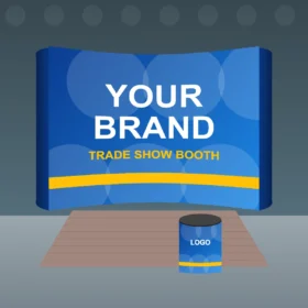 Curved Pop Up Display 10 x 10 ft