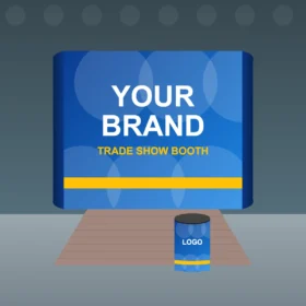 Straight Pop Up Display 8 x 8 ft