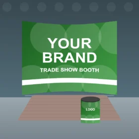 Curved Zip Up Display 10 x 8 ft