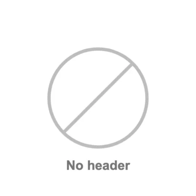 No header