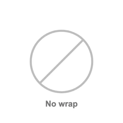 No podium wrap