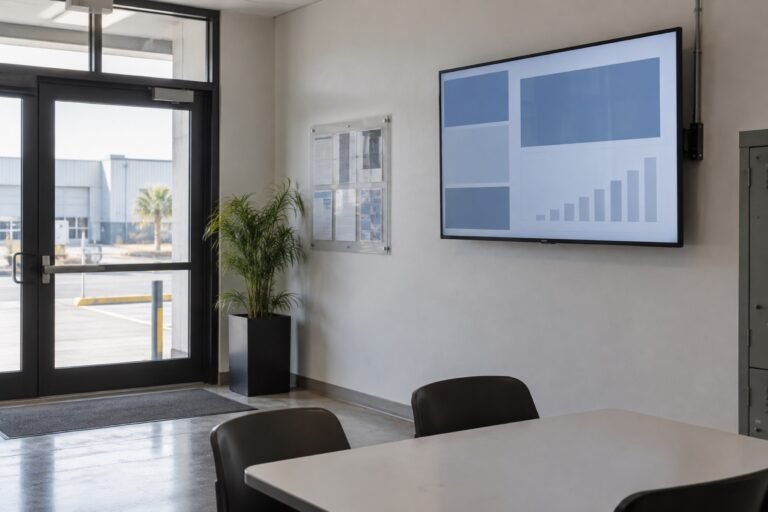 illustrative digital signs & displays concept