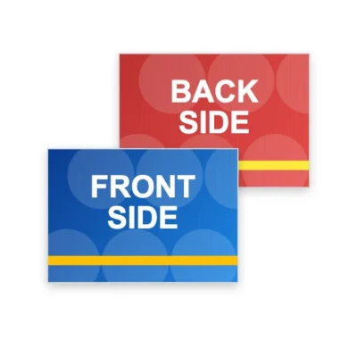 Both sides printed