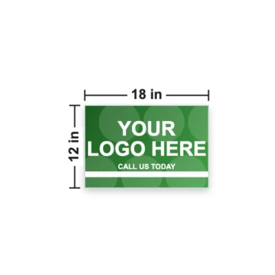 Yard sign 18 x 12 in