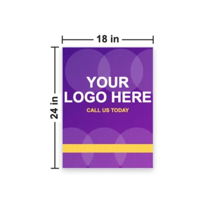 Yard sign 18 x 24 in