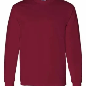 Gildan 5400 long sleeve T-shirt in Cardinal Red