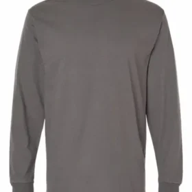 Gildan 5400 long sleeve T-shirt in Charcoal