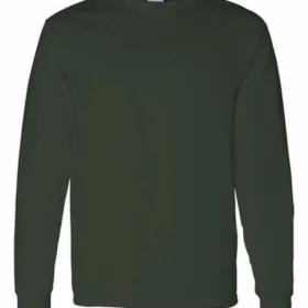 Gildan 5400 long sleeve T-shirt in Forest
