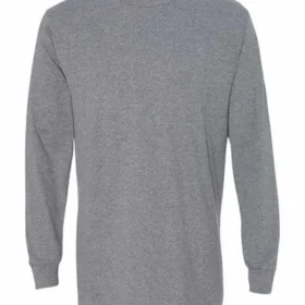 Gildan 5400 long sleeve T-shirt in Graphite Heather