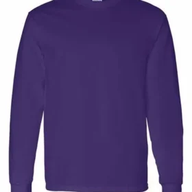 Gildan 5400 long sleeve T-shirt in PURPLE