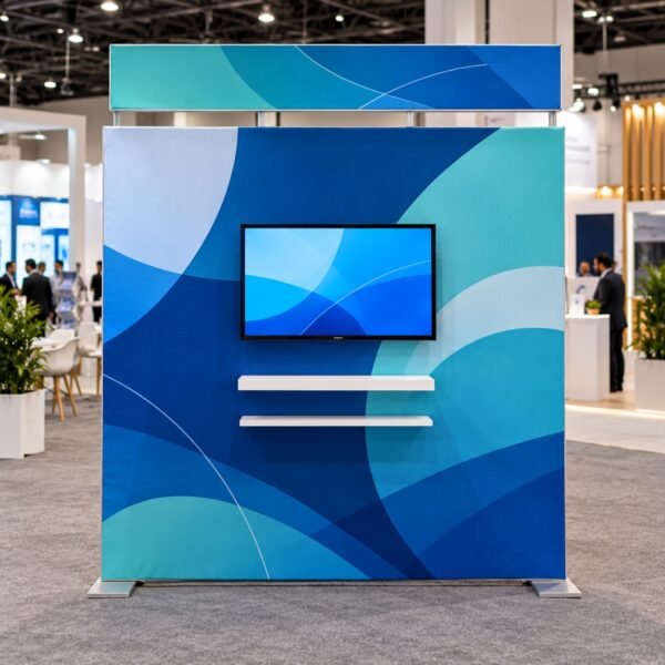 Straight Media Display 2.4 x 2.4 m — featured image product concept